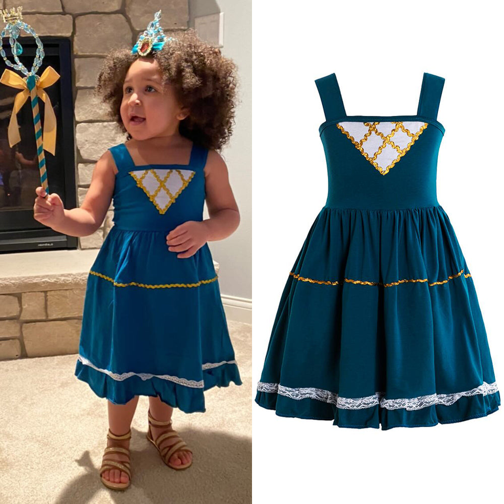 Brave Princess Kids | Princess Merida Inspired Dress