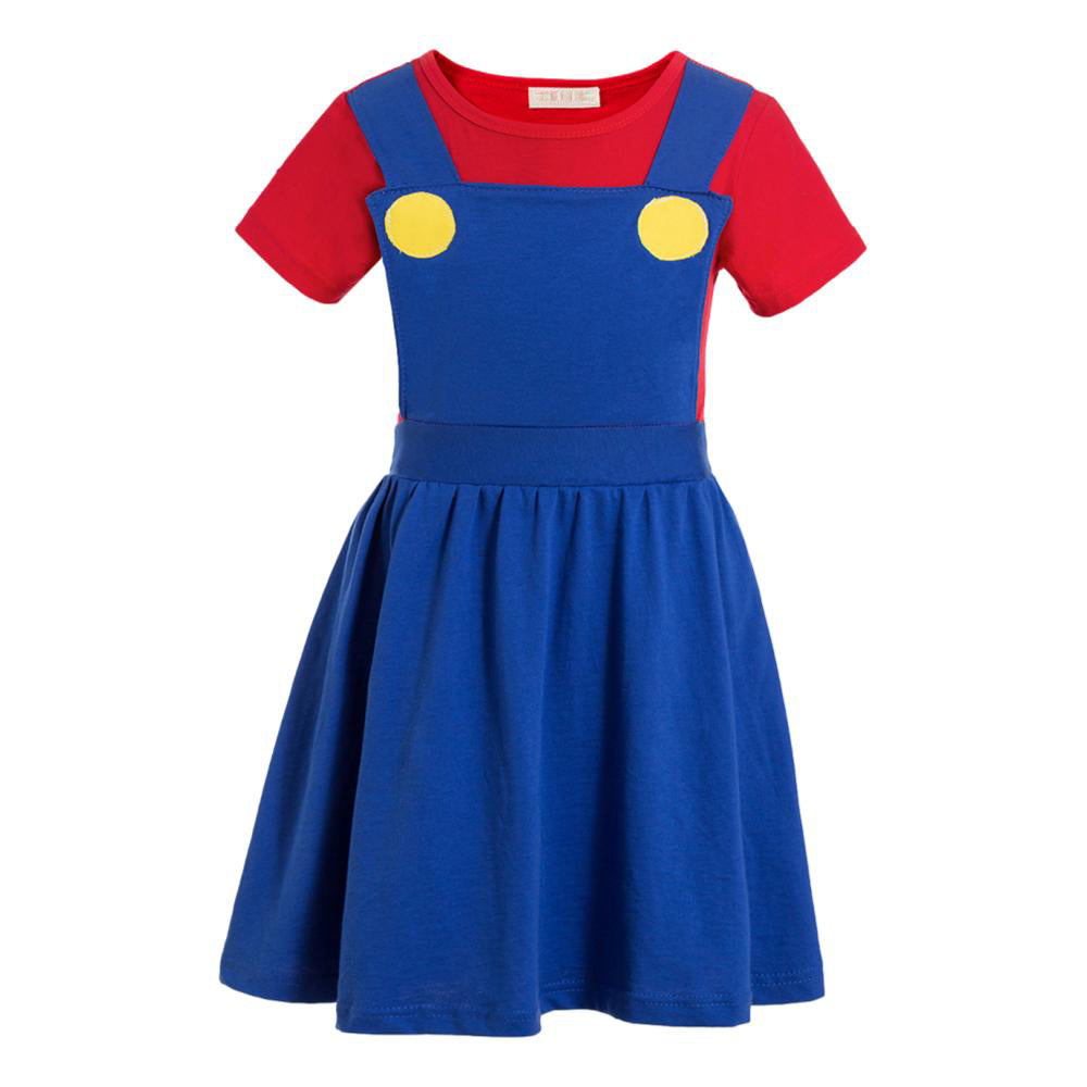 Red Sisters Kids | Mario Brothers Inspired Dress