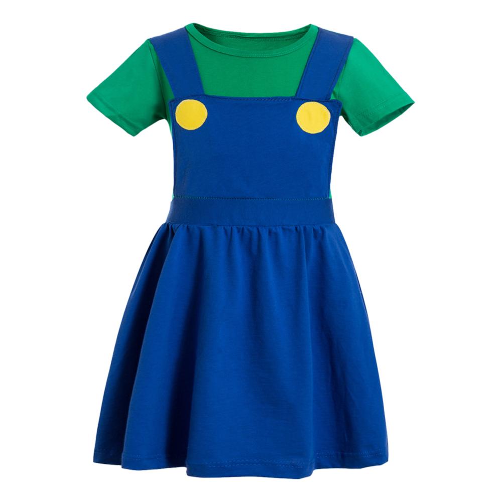 Green Sisters Kids | Mario Brothers Inspired Dress