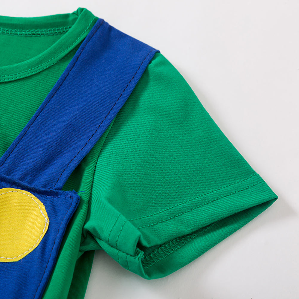 Green Sisters Kids | Mario Brothers Inspired Dress